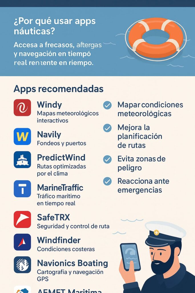 Apps útiles para seguridad y meteorología náutica tomas ruiz