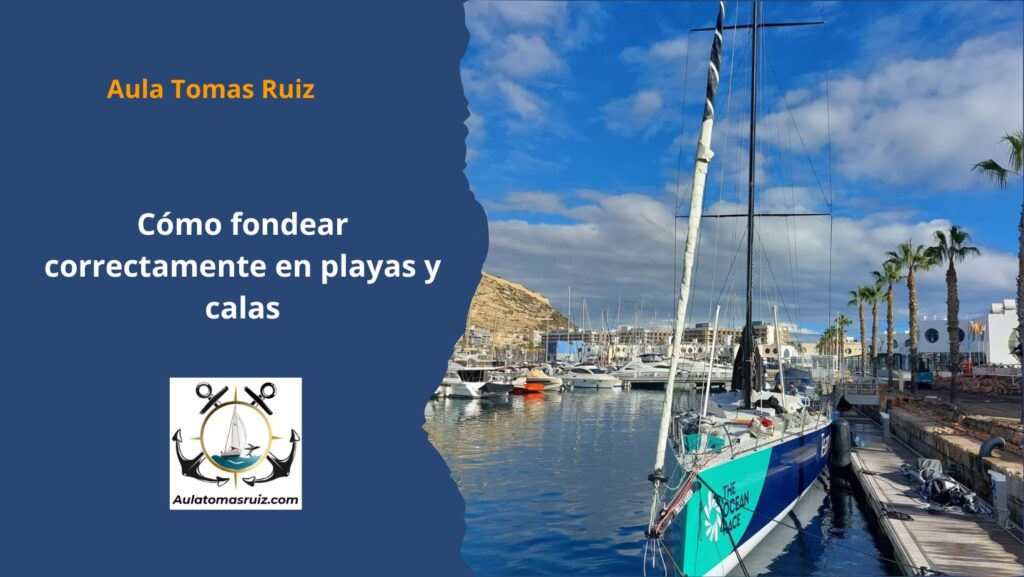 Cómo fondear correctamente en playas y calas
